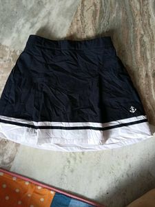 Renoma Navy Anchor Skirt