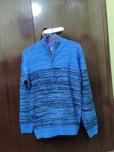 woollen sweater quater zip