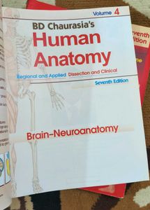 BD Chaurasia's Human Anatomy Books
