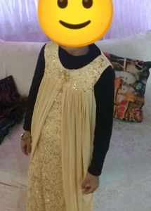 Golden Gown For 5-10 Yr Girls