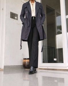 Navy Trench Coat