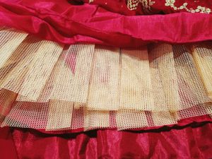 Stunning Red Embroidered Lehenga Choli