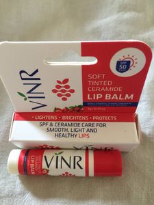 VINR Soft Tinted Ceramide Lip Balm SPF 50