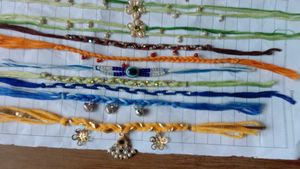 Handmade Thread UN 🧵 rakhi 18 piece