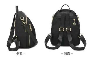 Chic Black Convertible Backpack Purse