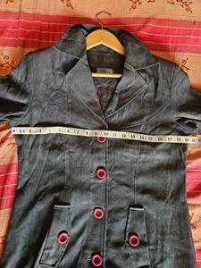 Velvety Coat For Girls