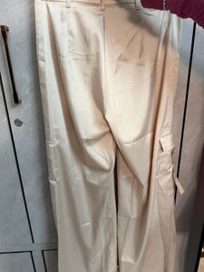 Beige regular fit cargo