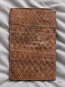 Vintage Snake Skin Leather Wallet