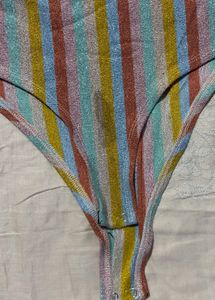 Striped Colorful Bodysuit