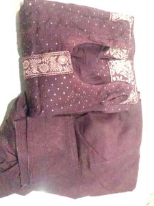 Elegant Sequined Kurta Set
