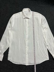 Classic White Linen Shirt