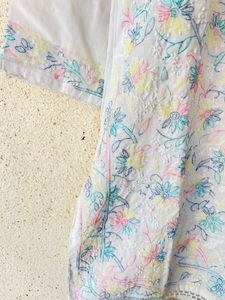 Embroidered Cotton Kurta