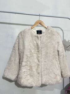 Cream Faux Fur Jacket