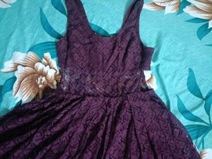 Elegant Lace Fit &amp; Flare Dress