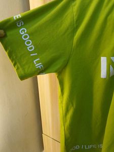 Lime Green Graphic T-shirt