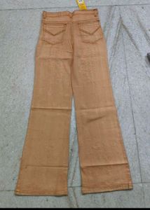 Vintage Y2K Peach Tan Flared Jeans