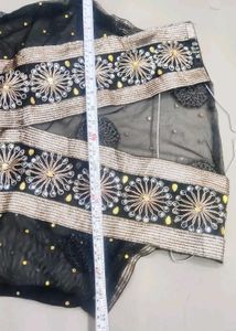Black anarkali Kurti Set with Jacket