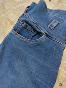 Blue High Waist Skinny Jeans