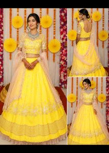 Stunning Yellow Lehenga Choli