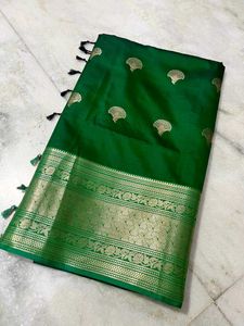 Trendy Soft Silk Allover Boota Saree