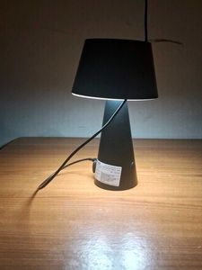 Stylish Black Havells Solar Table Lamp