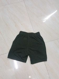 Men's Casual Dark Green Shorts
