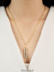18K Gold Plated Link Necklace