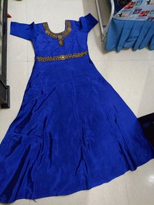 Royal Blue Long Frock