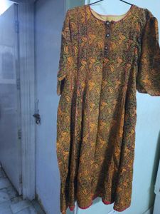 Elegant Printed Anarkali Kurta