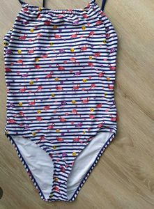 Striped Flamingo Swimsuit