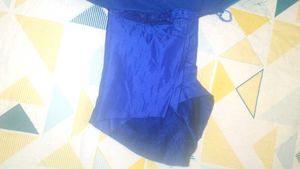 Stunning Blue Velvet Lehenga Choli