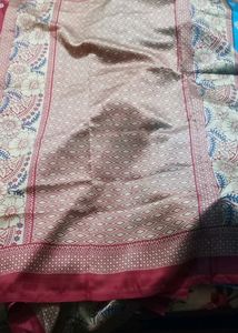 New Art Silk Saree With Running Blouse Piece