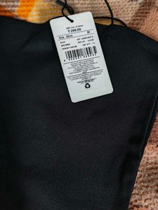 Chic Black Tube Top with Straps