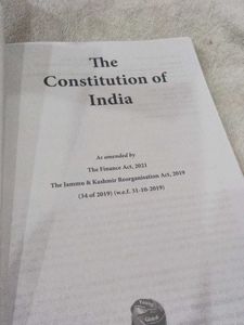 Constitution of India, Bare Act