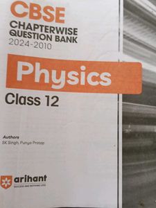 Arihant CBSE Physics Class 12 Question Bank