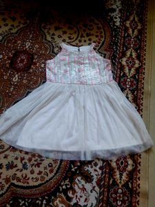 beautiful white girls frock