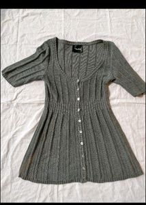 °•☆grey babydoll top☆•°