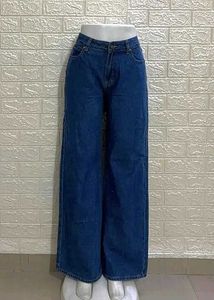 Wide Leg Denim Jeans