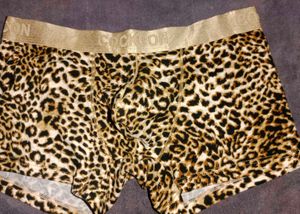 Cockcon Leopard Print U convex pouch