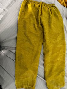 Elegant Yellow Embroidered Kurta Set
