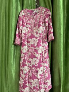 Floral Print Kurta