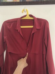 Chic Maroon Long Tunic/Kurta