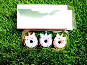 Set of 3 Donut Erasers