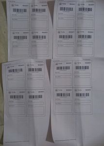 20 New Shipping lebal