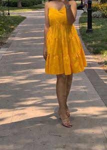 Yellow Tiered Sundress