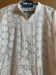 Chikankari Handwork Kurti