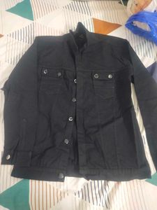 Classic Black Denim Jacket