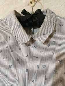 Striped &amp; print Shirt