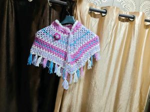 Handmade Crochet Poncho Capelet