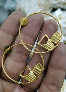 Gold Plated Hoop Earrings
